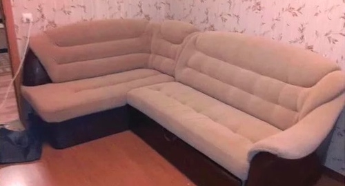 Перетяжка углового дивана. Черемхово